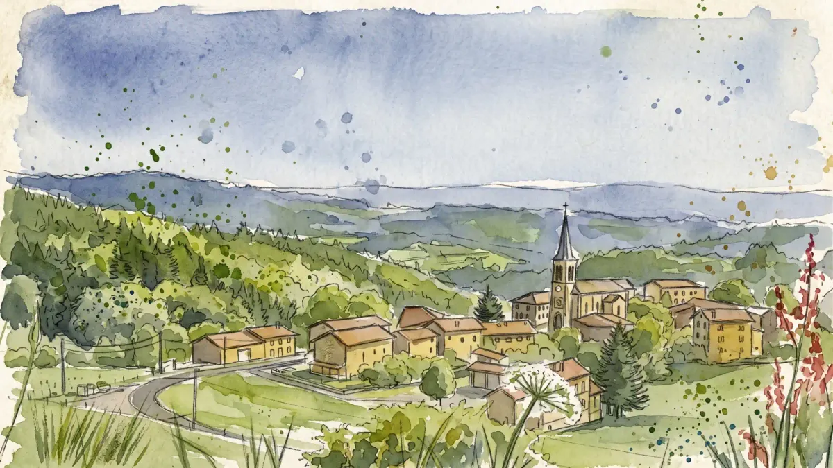 Watercolor of Baffie